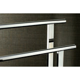 Edenscape SCC6031 Freestanding Dual Towel Rack, Polished Chrome