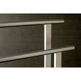 Edenscape SCC6038 Freestanding Dual Towel Rack, Brushed Nickel