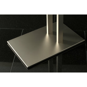 Edenscape SCC6038 Freestanding Dual Towel Rack, Brushed Nickel