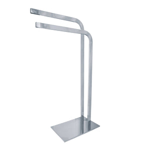 Edenscape SCC8001 Freestanding Dual Towel Rack, Polished Chrome