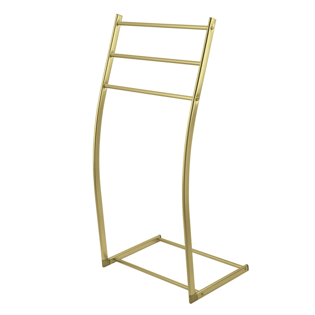 Edenscape SCC8257 Freestanding 3-Bar Towel Rack, Brushed Brass