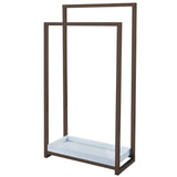 Edenscape SCC8265 Freestanding 2-Tier Towel Rack, Oil Rubbed Bronze
