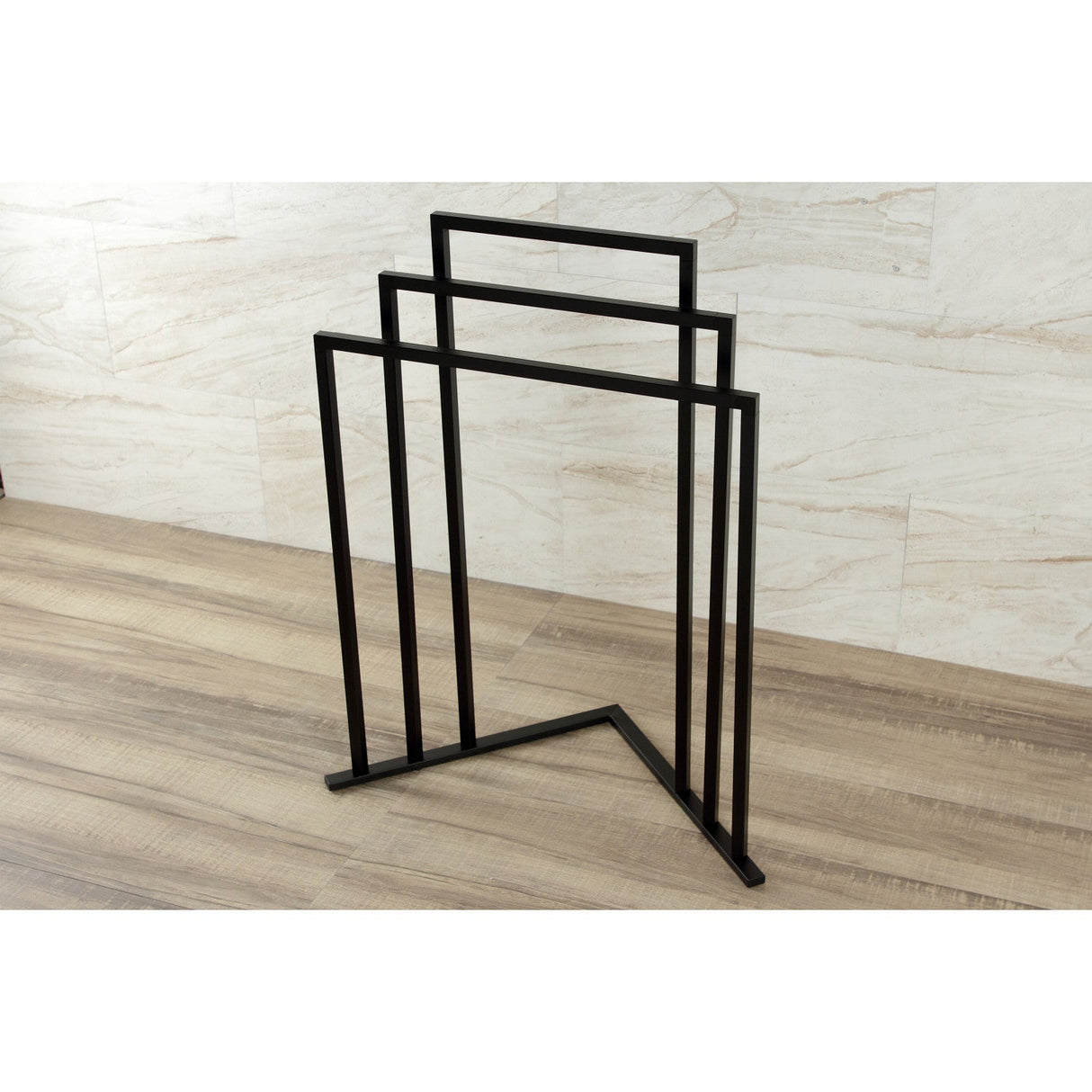 Edenscape SCC8270 Freestanding 3-Tier Towel Rack, Matte Black