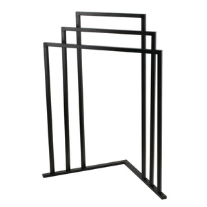 Edenscape SCC8270 Freestanding 3-Tier Towel Rack, Matte Black