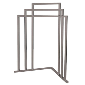 Edenscape SCC8278 Freestanding 3-Tier Towel Rack, Brushed Nickel