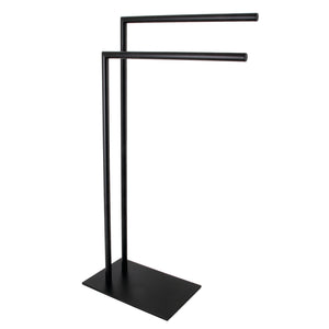 Edenscape SCC8320 Freestanding Dual Towel Rack, Matte Black