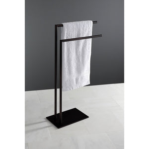 Edenscape SCC8325 Freestanding Dual Towel Rack, Oil Rubbed Bronze
