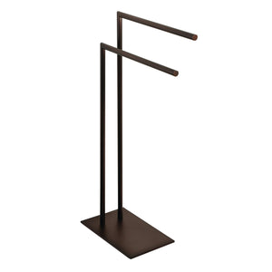 Edenscape SCC8325 Freestanding Dual Towel Rack, Oil Rubbed Bronze