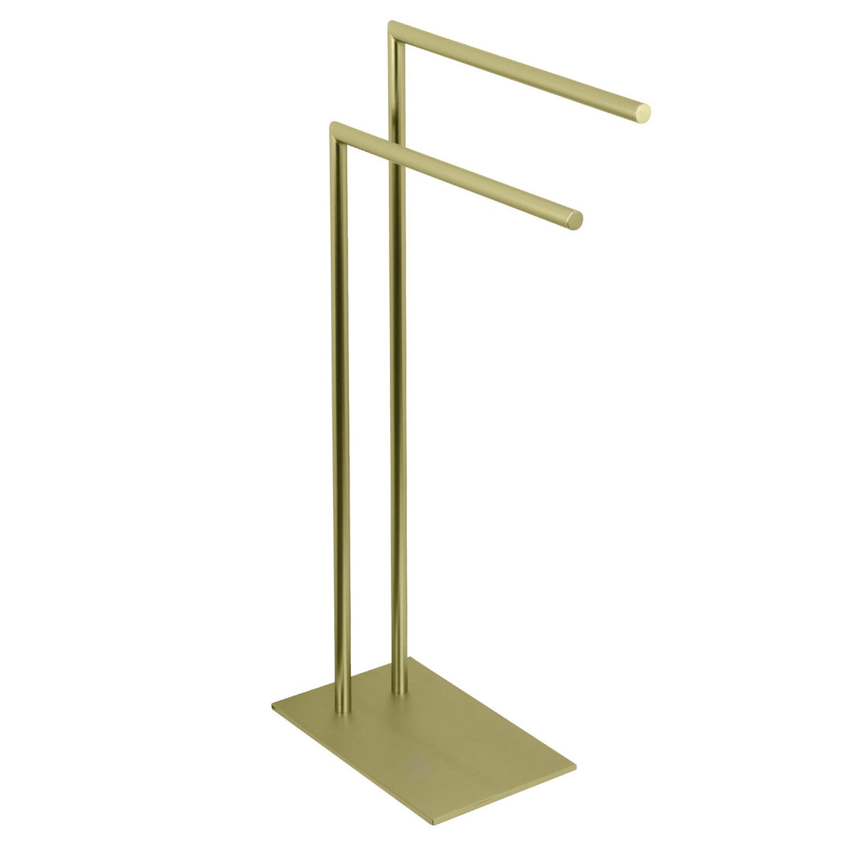 Edenscape SCC8327 Freestanding Dual Towel Rack, Brushed Brass