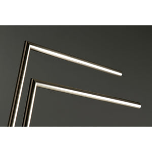 Edenscape SCC8328 Freestanding Dual Towel Rack, Brushed Nickel
