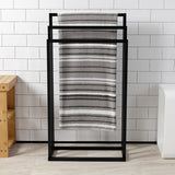 Edenscape SCC8330 Freestanding 3-Tier Towel Rack, Matte Black