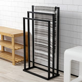 Edenscape SCC8330 Freestanding 3-Tier Towel Rack, Matte Black