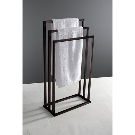 Edenscape SCC8335 Freestanding 3-Tier Towel Rack, Oil Rubbed Bronze