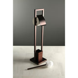 Edenscape SCC8345 Freestanding Toilet Paper Holder with Brush and Holder, Oil Rubbed Bronze