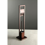 Edenscape SCC8345 Freestanding Toilet Paper Holder with Brush and Holder, Oil Rubbed Bronze