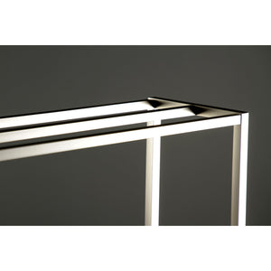 Edenscape SCC8358 Freestanding 3-Bar Towel Rack, Brushed Nickel