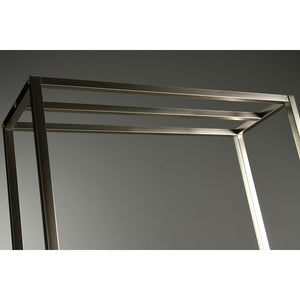 Edenscape SCC8358 Freestanding 3-Bar Towel Rack, Brushed Nickel