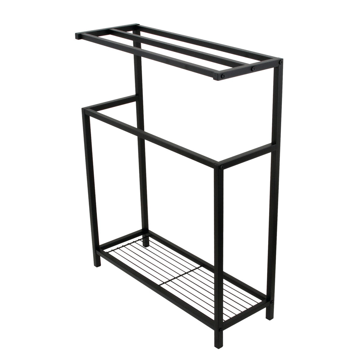 Edenscape SCC8360 Freestanding Towel Rack, Matte Black