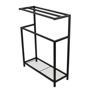 Edenscape SCC8360 Freestanding Towel Rack, Matte Black