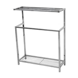 Edenscape SCC8361 Freestanding Towel Rack, Polished Chrome