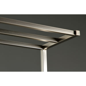 Edenscape SCC8368 Freestanding Towel Rack, Brushed Nickel