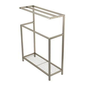 Edenscape SCC8368 Freestanding Towel Rack, Brushed Nickel