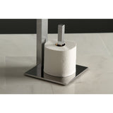 Edenscape SCC8501 Freestanding Toilet Paper Holder with Storage Shelf, Polished Chrome