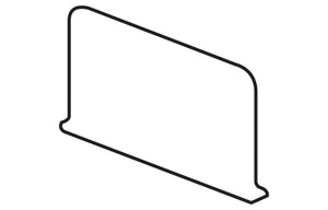 American Olean Color Complements Matte Azure SCL3419T Sanitary Cove BC Left Matte Wall Tile Trim