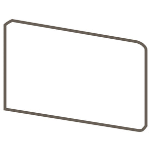 American Olean Color Complements Matte Mango SCL4369M Bullnose Corner Left Matte Wall Tile Trim