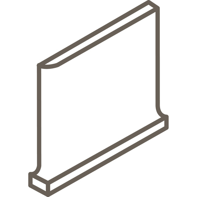 American Olean Color Complements Matte Azure SCR3361M Cove BC Right Matte Wall Tile Trim