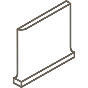 American Olean Color Complements Matte Starlight SCR3601 Cove Corner Right Matte Wall Tile Trim