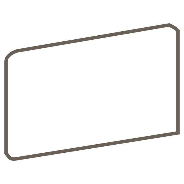 American Olean Color Complements Matte Ireland SCR4369M Bullnose Corner Right Matte Wall Tile Trim