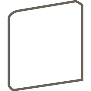 American Olean Color Complements Fresh SCRL4449 Bullnose Corner Glossy Wall Tile Trim