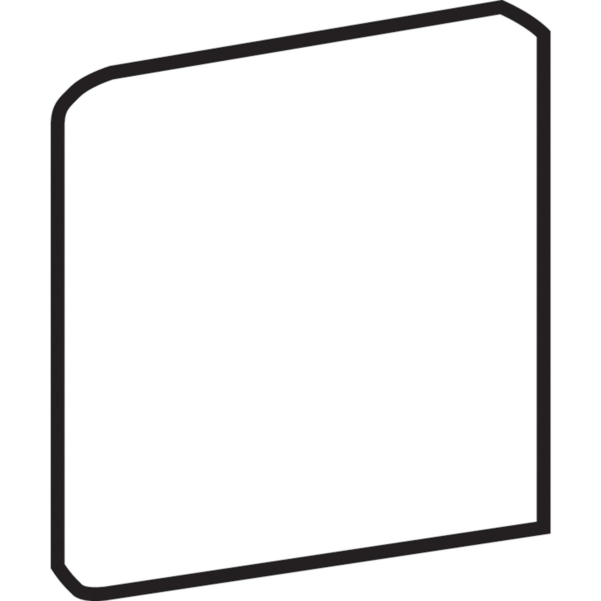 American Olean Color Complements Matte Azure SCRL4669 Bullnose Corner Matte Wall Tile Trim