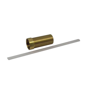 SDEXTNUT34 3/4-Inch Brass Extension Adapter for Soap Dispenser, Raw Brass