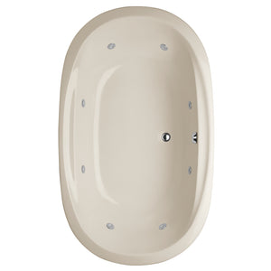 Hydro Systems SDO6644ATO-WHI STUDIO DUAL OVAL 6644 AC TUB ONLY - WHITE