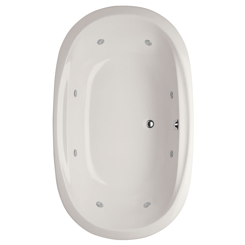 Hydro Systems SDO6644AWP-BON STUDIO DUAL OVAL 6644 AC W/ WHIRLPOOL SYSTEM - BONE