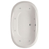 Hydro Systems SDO6644AWP-BON STUDIO DUAL OVAL 6644 AC W/ WHIRLPOOL SYSTEM - BONE