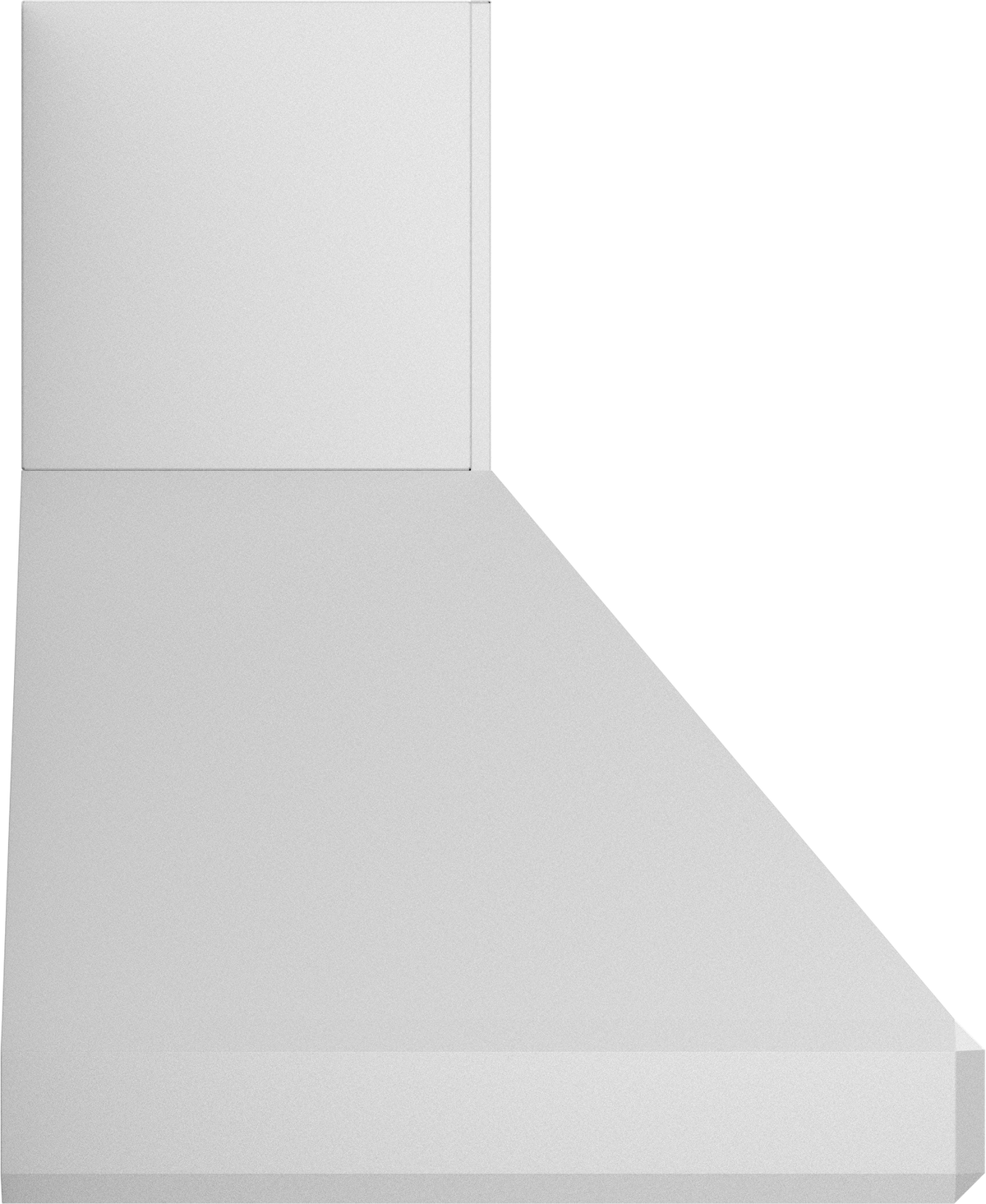 Vent-A-Hood SEPH18-248 BT 48" 600 CFM Euro Pro Wall Mount Range Hood with Emerald-Cut Edges, Magic Lung Blower, Biscuit