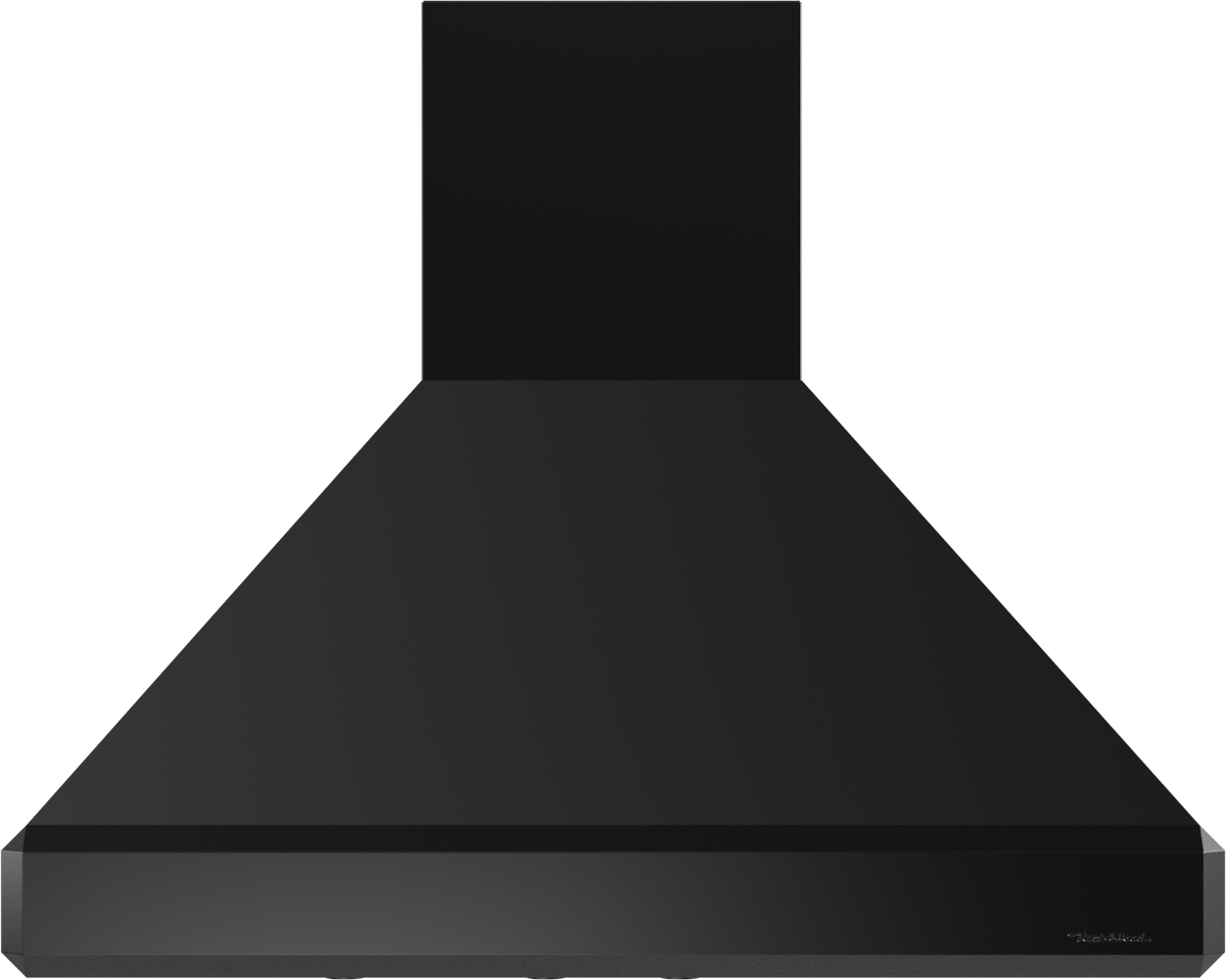 Vent-A-Hood SEPIH18-248 BL 48" 550 CFM Euro Pro Island Range Hood with Emerald-Cut Edges, Magic Lung Blower, Black Satin