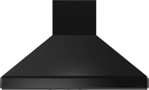 Vent-A-Hood SEPITH18-466 BC 66" 1100 CFM Euro Pro High-Capacity Island Range Hood with Emerald-Cut Edges, Magic Lung Blower, Black Carbide