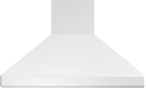 Vent-A-Hood SEPITH18-454 WH 54" 1100 CFM Euro Pro High-Capacity Island Range Hood with Emerald-Cut Edges, Magic Lung Blower, White