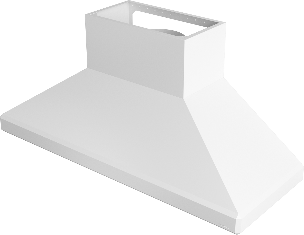 Vent-A-Hood SEPTH18-342 WH 42" 900 CFM Euro Pro High-Capacity Wall Mount Range Hood with Emerald-Cut Edges, Magic Lung Blower, White