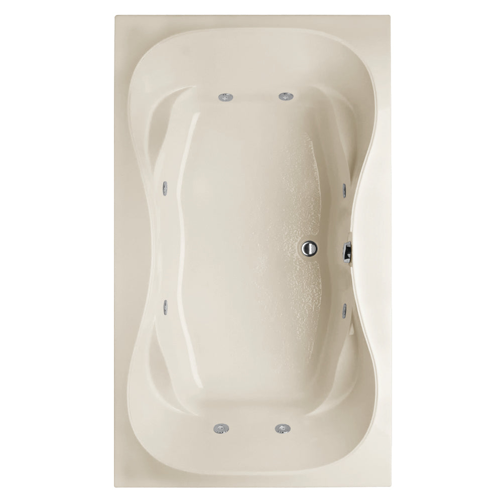Hydro Systems SHG6042ATO-WHI STUDIO HOURGLASS 6042 AC TUB ONLY-WHITE