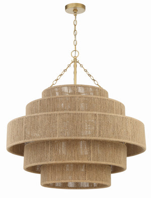 Shyla 20 Light Soft Gold Chandelier SHY-10909-SG