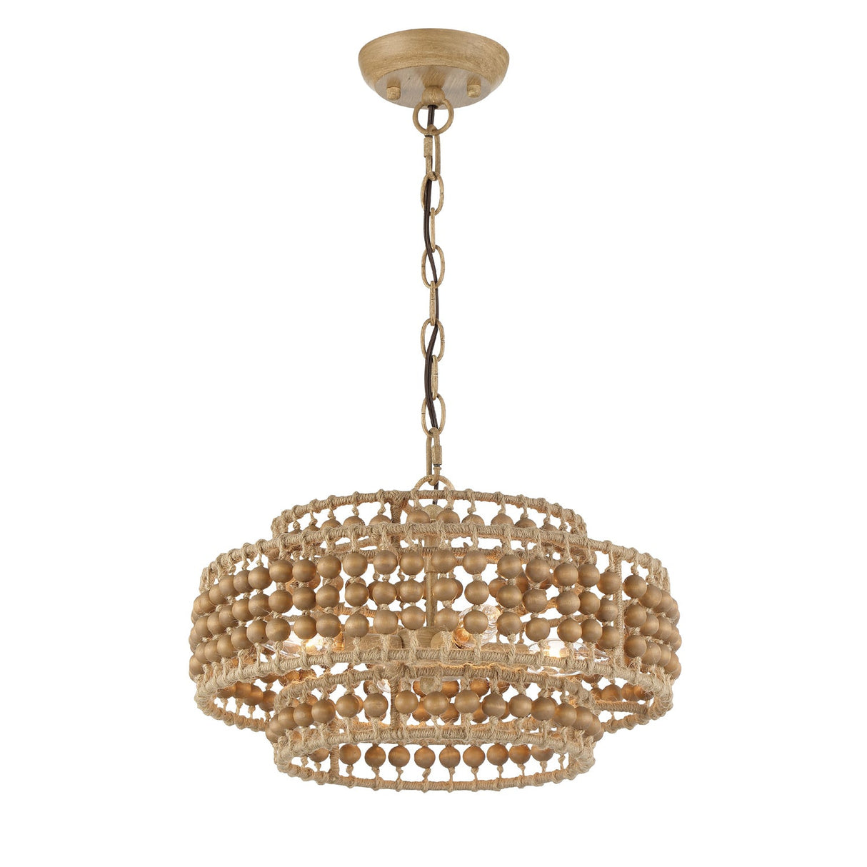 Silas 4 Light Burnished Silver Mini Chandelier SIL-B6003-BS