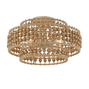 Silas 4 Light Burnished Silver Semi Flush Mount SIL-B6003-BS_CEILING