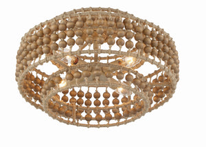 Silas 4 Light Burnished Silver Semi Flush Mount SIL-B6003-BS_CEILING