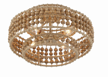 Silas 4 Light Burnished Silver Semi Flush Mount SIL-B6003-BS_CEILING
