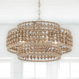 Silas 4 Light Burnished Silver Mini Chandelier SIL-B6003-BS